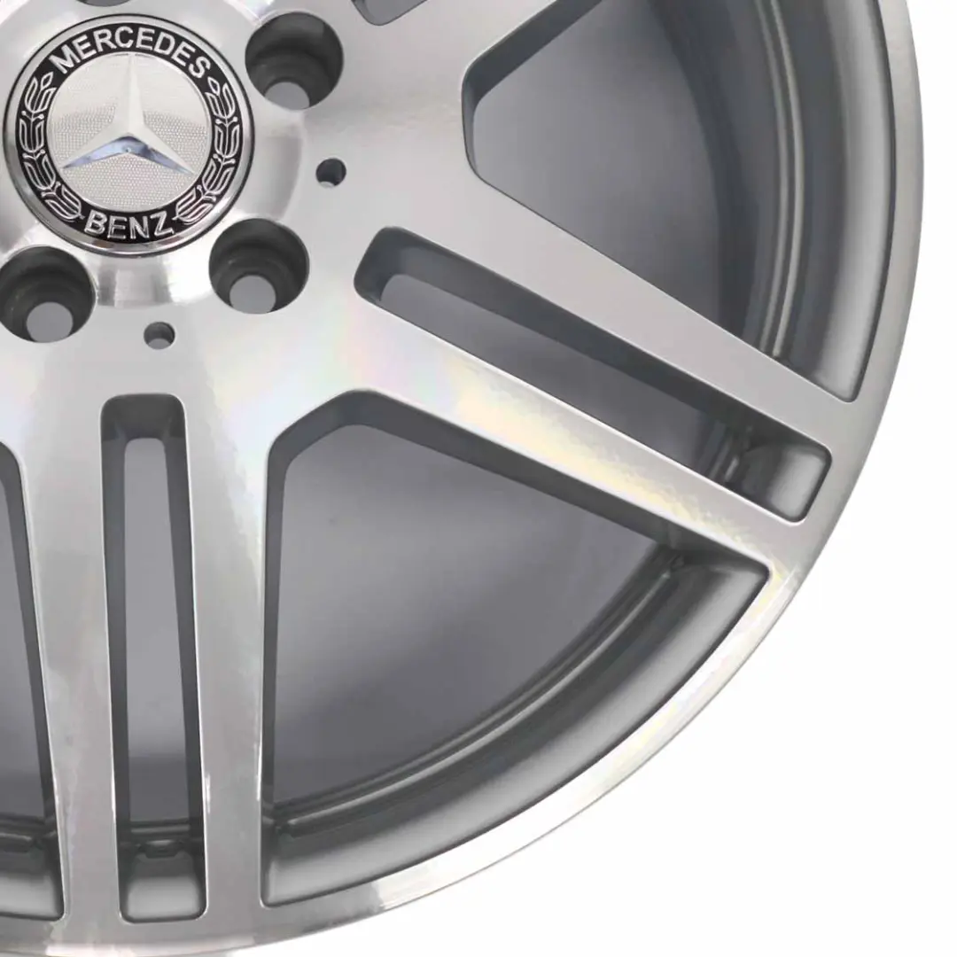 W207 A207 Alloy Wheel Rim 18" 8J ET:45 6-Double Spoke to Mercedes with Part number A2074011302 Mercedes W207 A207 Alloy Wheel Rim 18" 8J ET:45 6-Double Spoke - SKU A2074011302 - Part number A2074011302