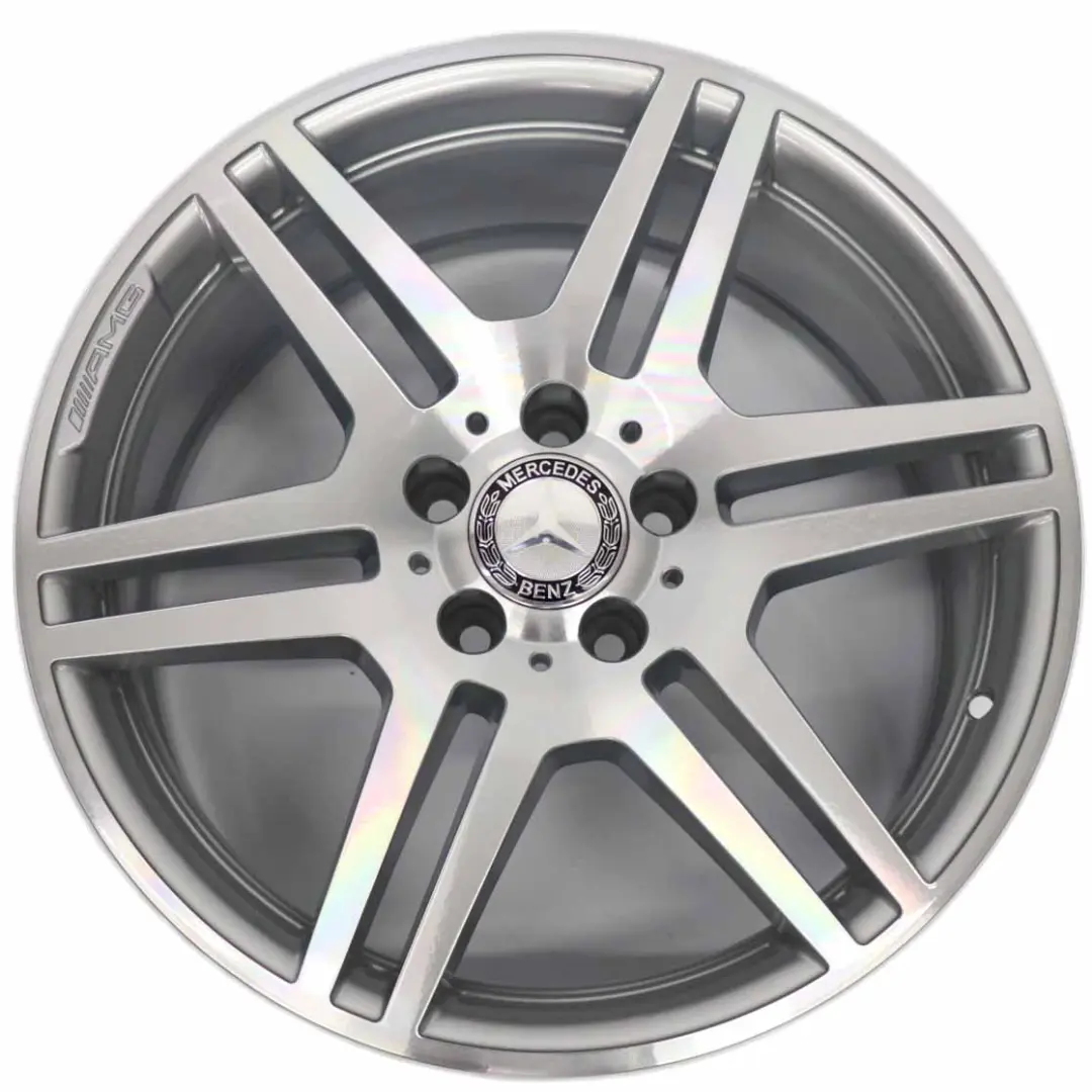 Mercedes W207 A207 Alloy Wheel Rim 18" 8.5J ET:49 6-Double Spoke - SKU A2074011402 - Part number A2074011402