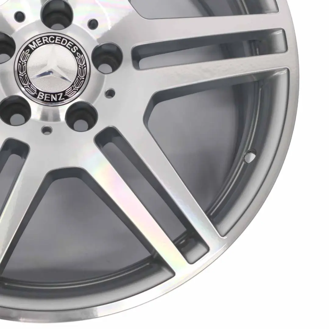 W207 A207 Alloy Wheel Rim 18" 8.5J ET:49 6-Double Spoke to Mercedes with Part number A2074011402 Mercedes W207 A207 Alloy Wheel Rim 18" 8.5J ET:49 6-Double Spoke - SKU A2074011402 - Part number A2074011402