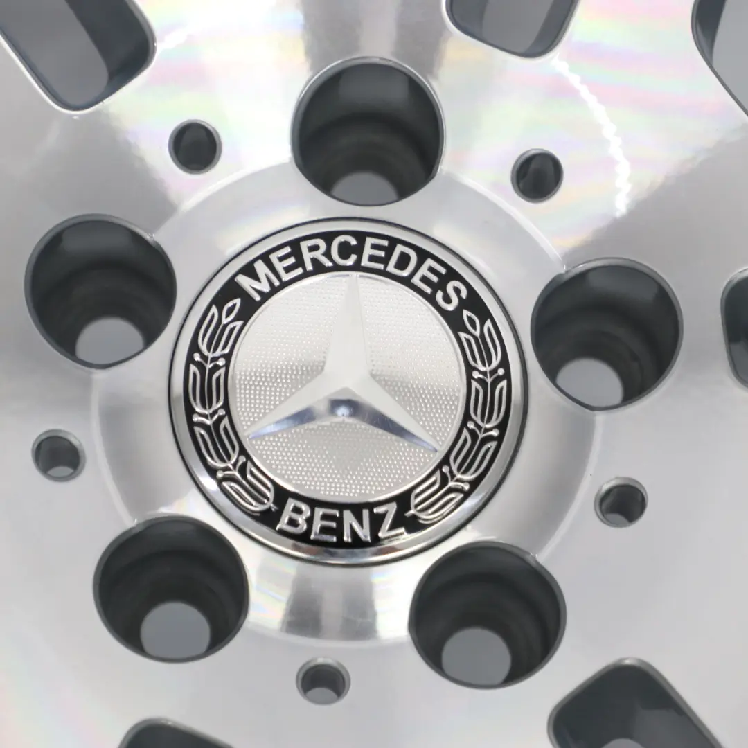 W207 A207 Alloy Wheel Rim 18" 8.5J ET:49 6-Double Spoke to Mercedes with Part number A2074011402 Mercedes W207 A207 Alloy Wheel Rim 18" 8.5J ET:49 6-Double Spoke - SKU A2074011402 - Part number A2074011402