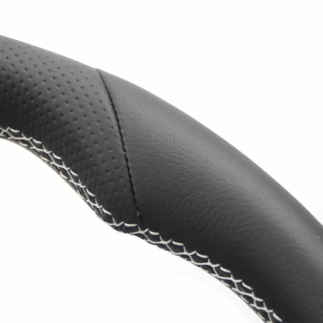 Mercedes W212 NOUVEAU Cuir Noir Sport Volant Palettes de Vitesses Blanc Fils - SKU A2074601203-1 - Numéro de pièce A2074601203