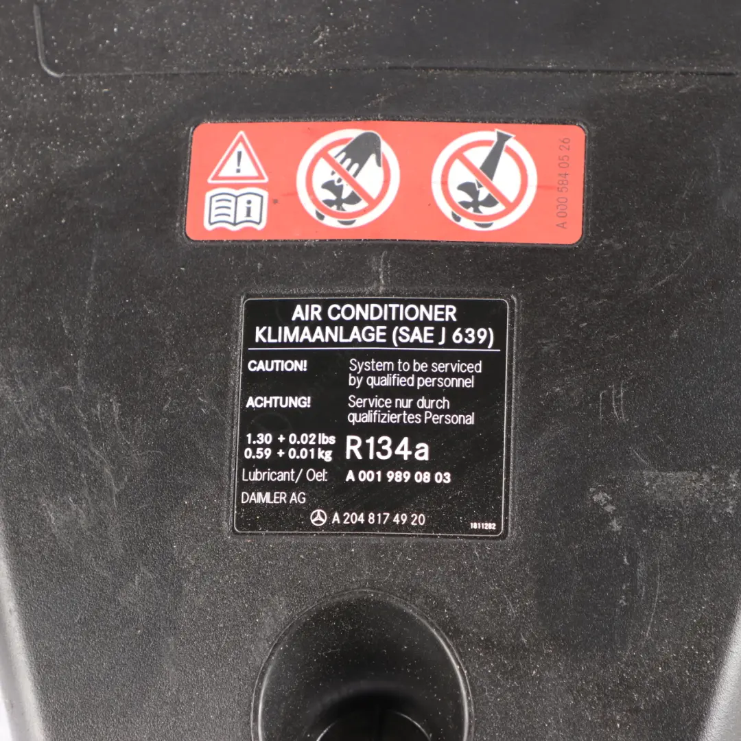 Mercedes W207 C207 Osłona Kierownica Powietrza - SKU A2075000155 - Numer Części A2075000155