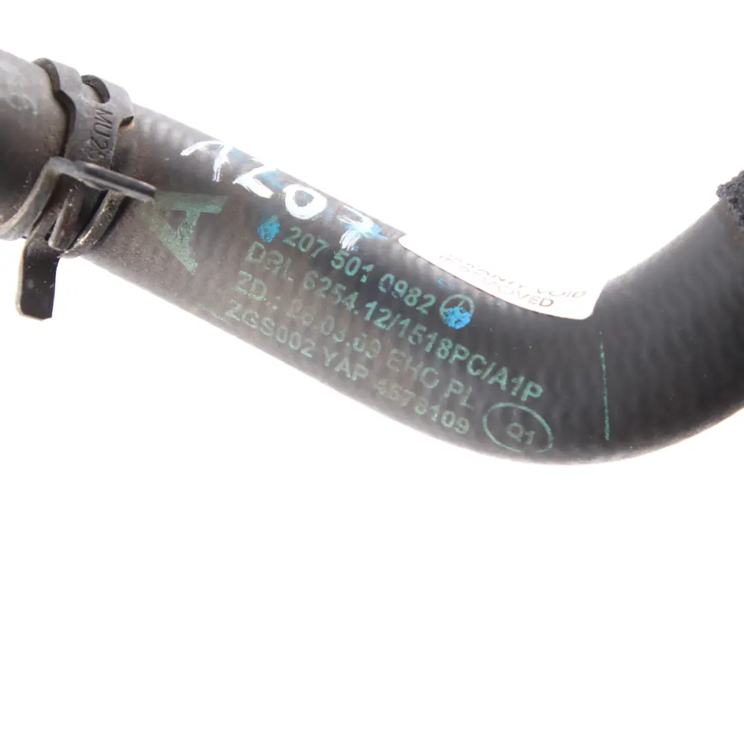  Water Hose Mercedes W207 C207 Radiator Cooling Coolant Pipe - SKU A2075010982 - Part number A2075010982
