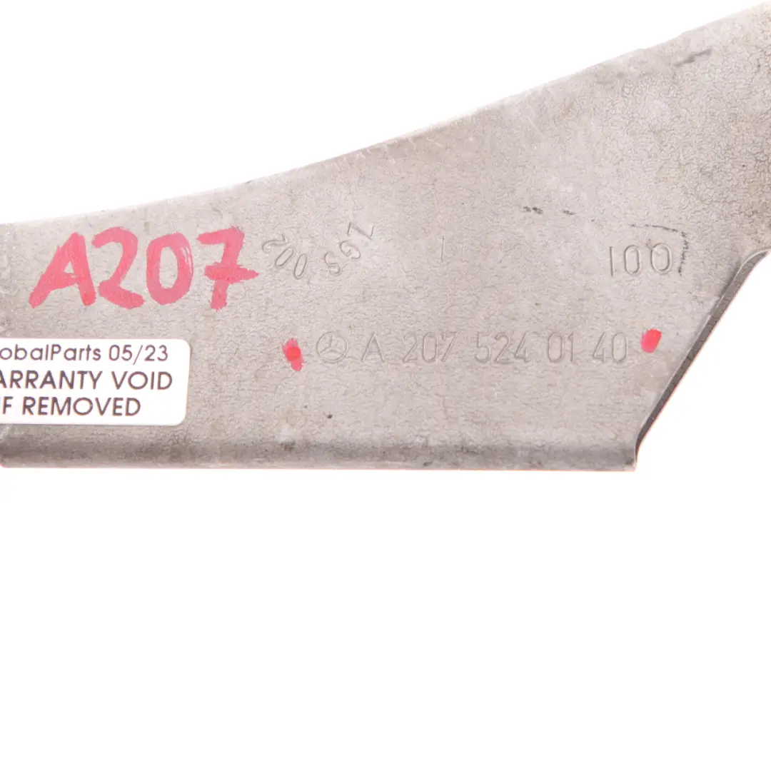 W207 C207 Staffa montaggio deflettore anteriore sinistro per Mercedes con numero di parte A2075240140 Mercedes W207 C207 Staffa montaggio deflettore anteriore sinistro - SKU A2075240140 - Numero di parte A2075240140