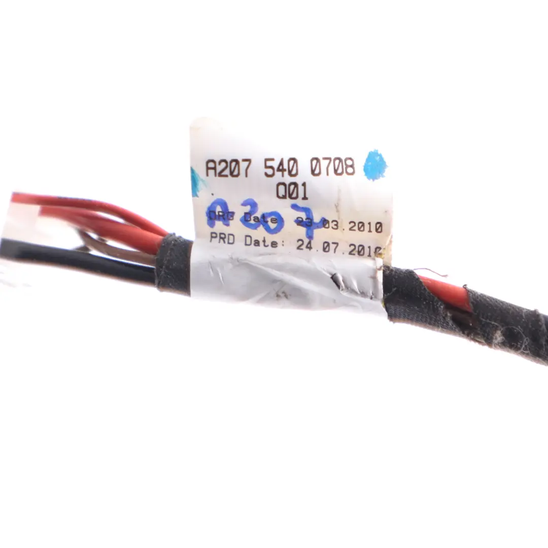 Mercedes W207 Front Window Lifter Switch Cable Wiring Cabling - SKU A2075400708 - Part number A2075400708