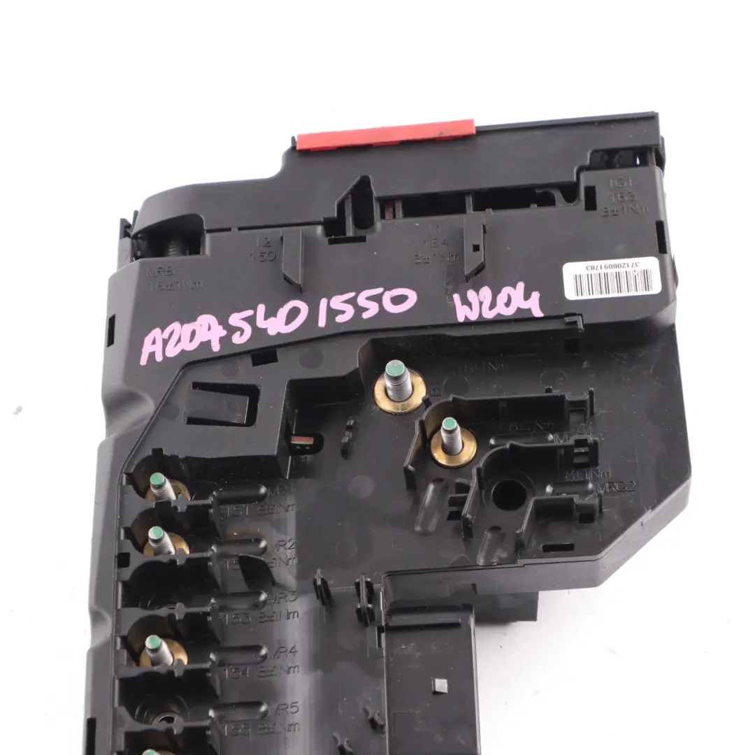 Mercedes W204 Caja fusibles batería Terminal distribución positivo - SKU A2075401550-1 - Número de pieza A2075401550