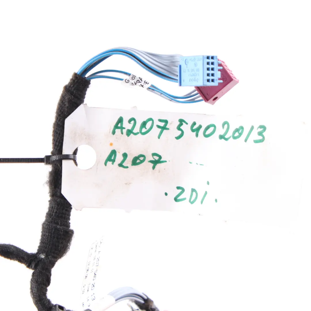  Türkabel Mercedes W212 Kabelbaum vorne links rechts Tür - SKU A2075402013 - Teilenummer A2075402013