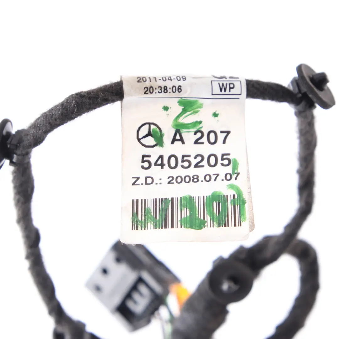 W207 Cableado Loom Puerta Delantera Izquierda Derecha para Mercedes con número de pieza A2075405205 Mercedes W207 Cableado Loom Puerta Delantera Izquierda Derecha - SKU A2075405205 - Número de pieza A2075405205