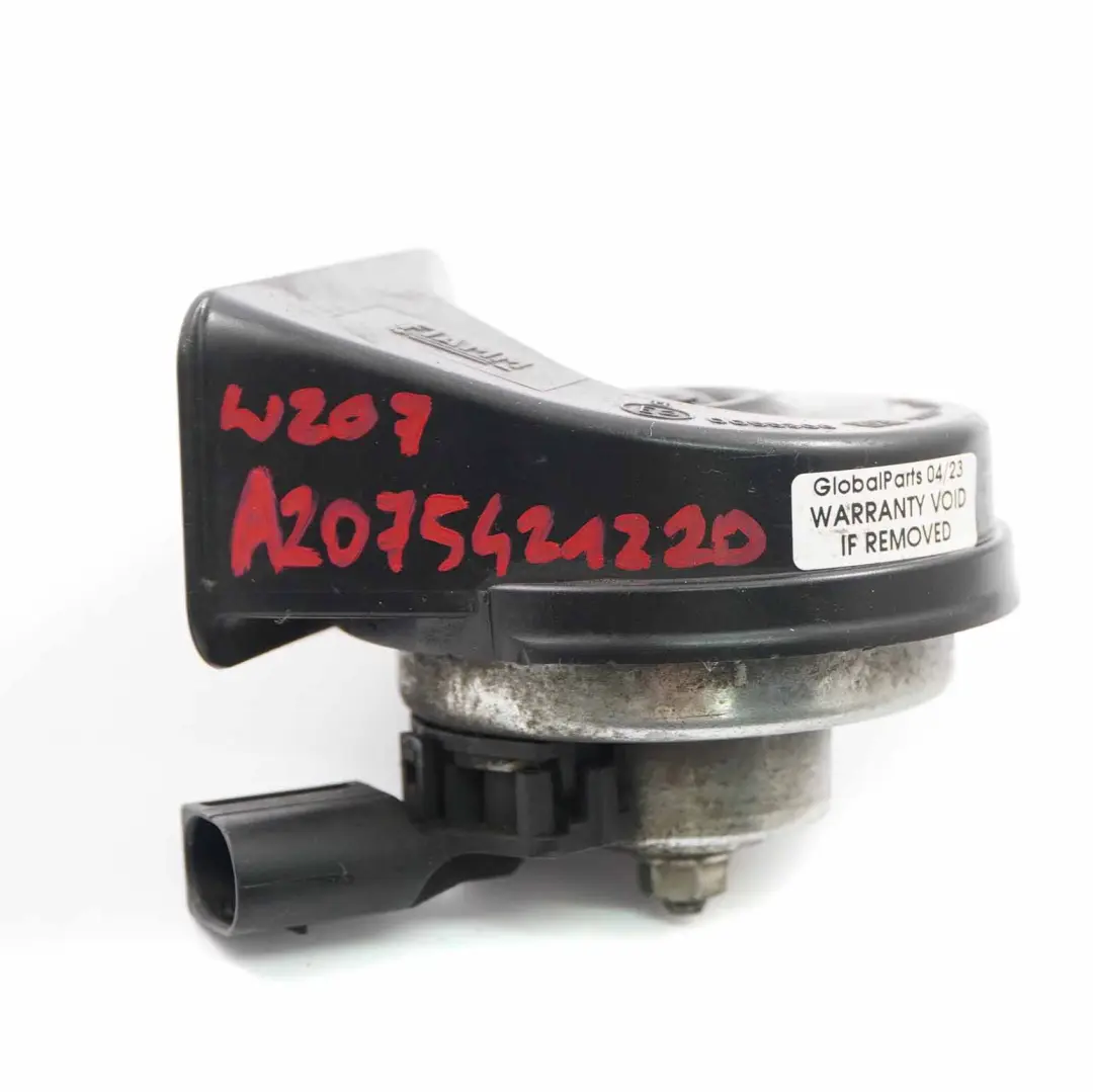  Klaxon Mercedes W204 W212 Fanfare 420Hz Klaxon Sirène A0065429420 - SKU A2075421220 - Numéro de pièce A2075421220