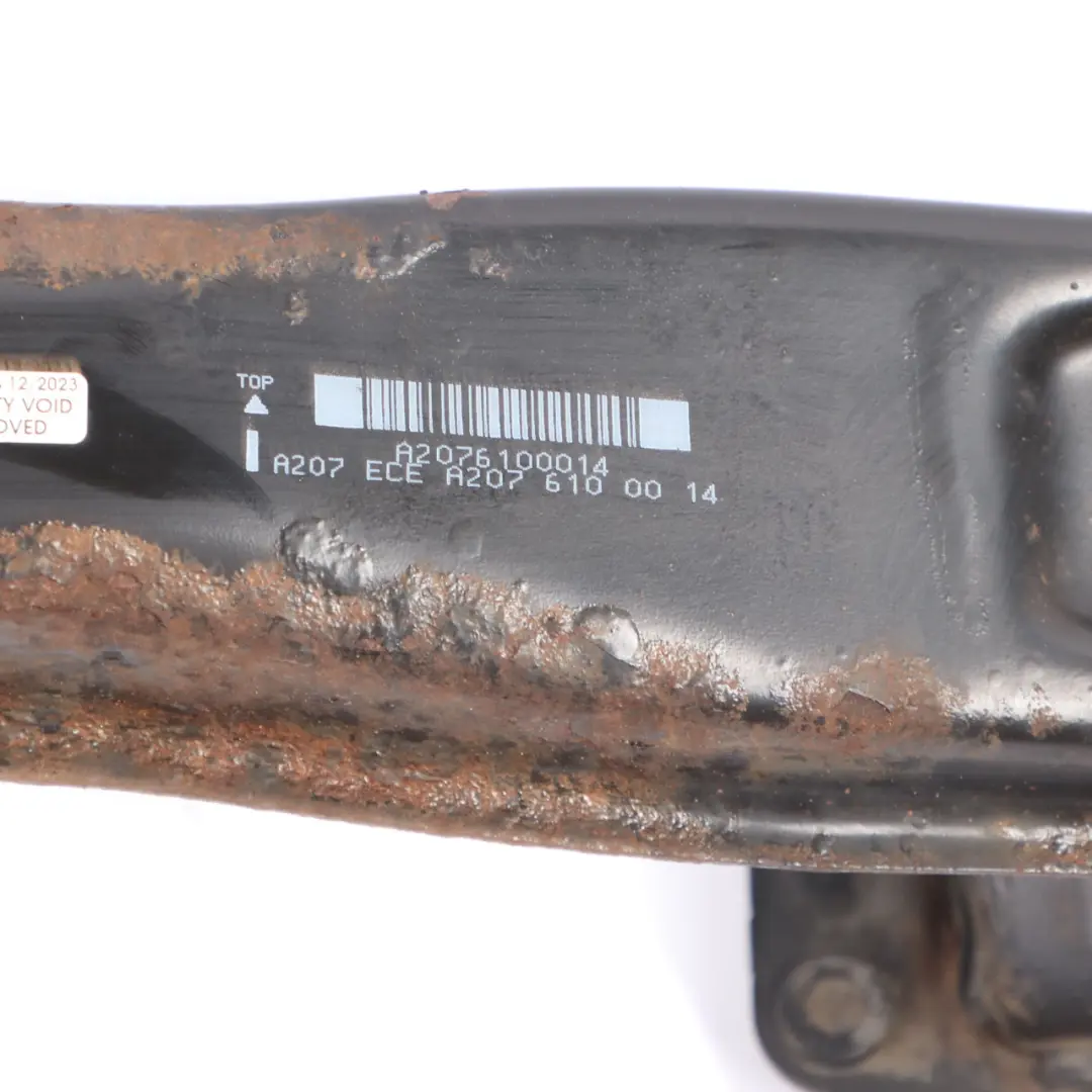 Mercedes A207 C207 Rear Bumper Carrier Cross Member Support Bar - SKU A2076100014-1 - Part number A2076100014