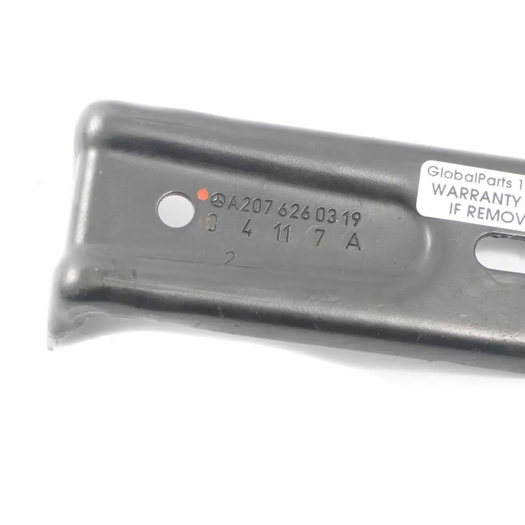 W207 C218 Front Bumper Absorber Left Right N/O/S Bracket to Mercedes with Part number A2076260319 Mercedes W207 C218 Front Bumper Absorber Left Right N/O/S Bracket - SKU A2076260319 - Part number A2076260319