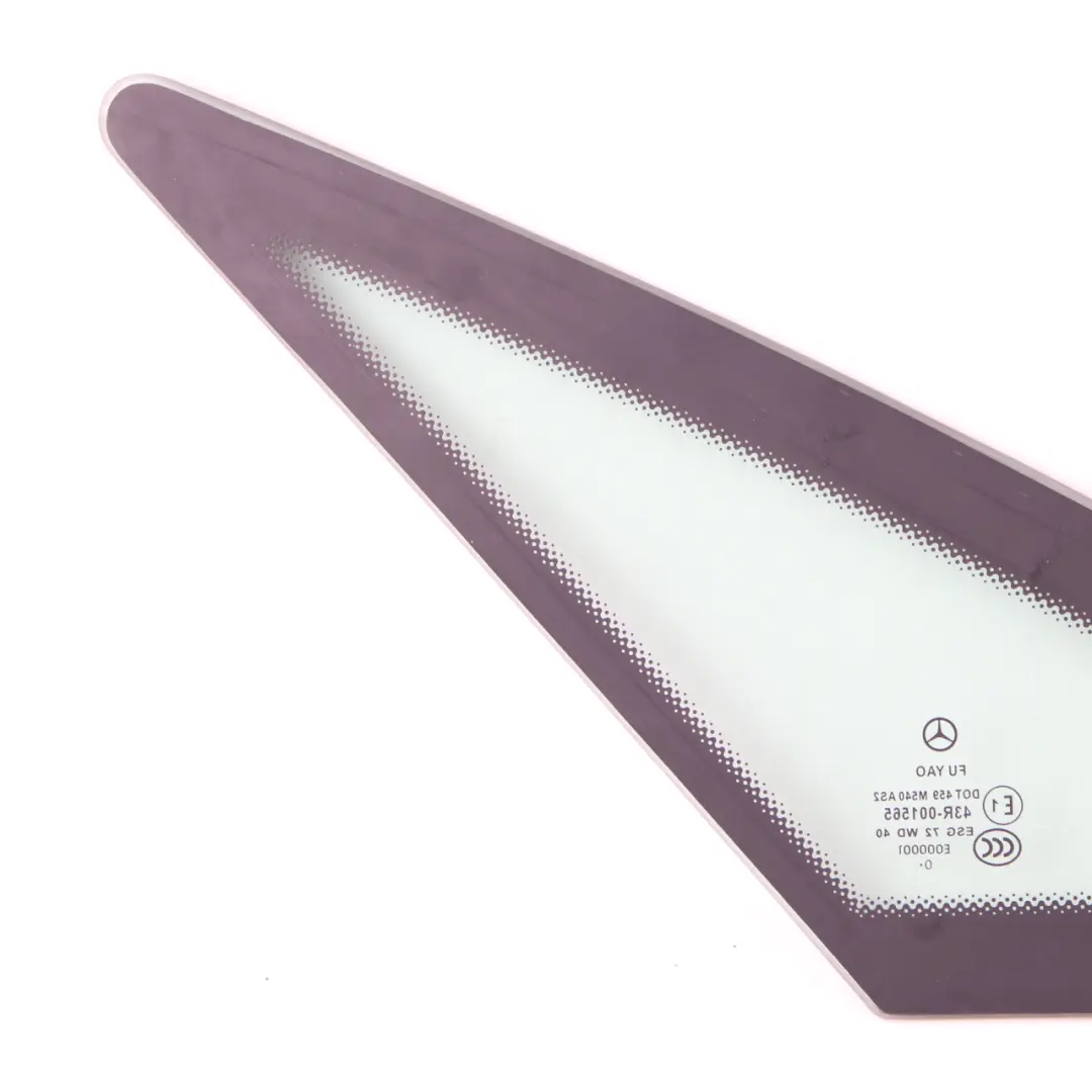  Quarter Side Window Mercedes W207 C207 Rear Right O/S Side Glazing Glass AS2 - SKU A2076700210-1 - Part number A2076700210