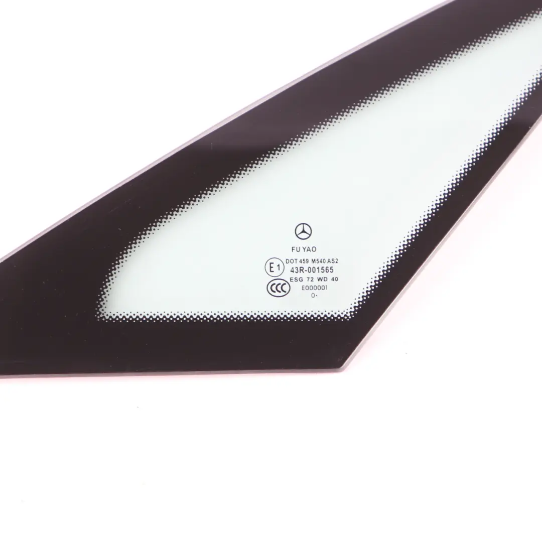 Quarter Side Window Mercedes W207 C207 Rear Right O/S Side Glazing Glass AS2 to with Part number A2076700210 Quarter Side Window Mercedes W207 C207 Rear Right O/S Side Glazing Glass AS2 - SKU A2076700210-1 - Part number A2076700210