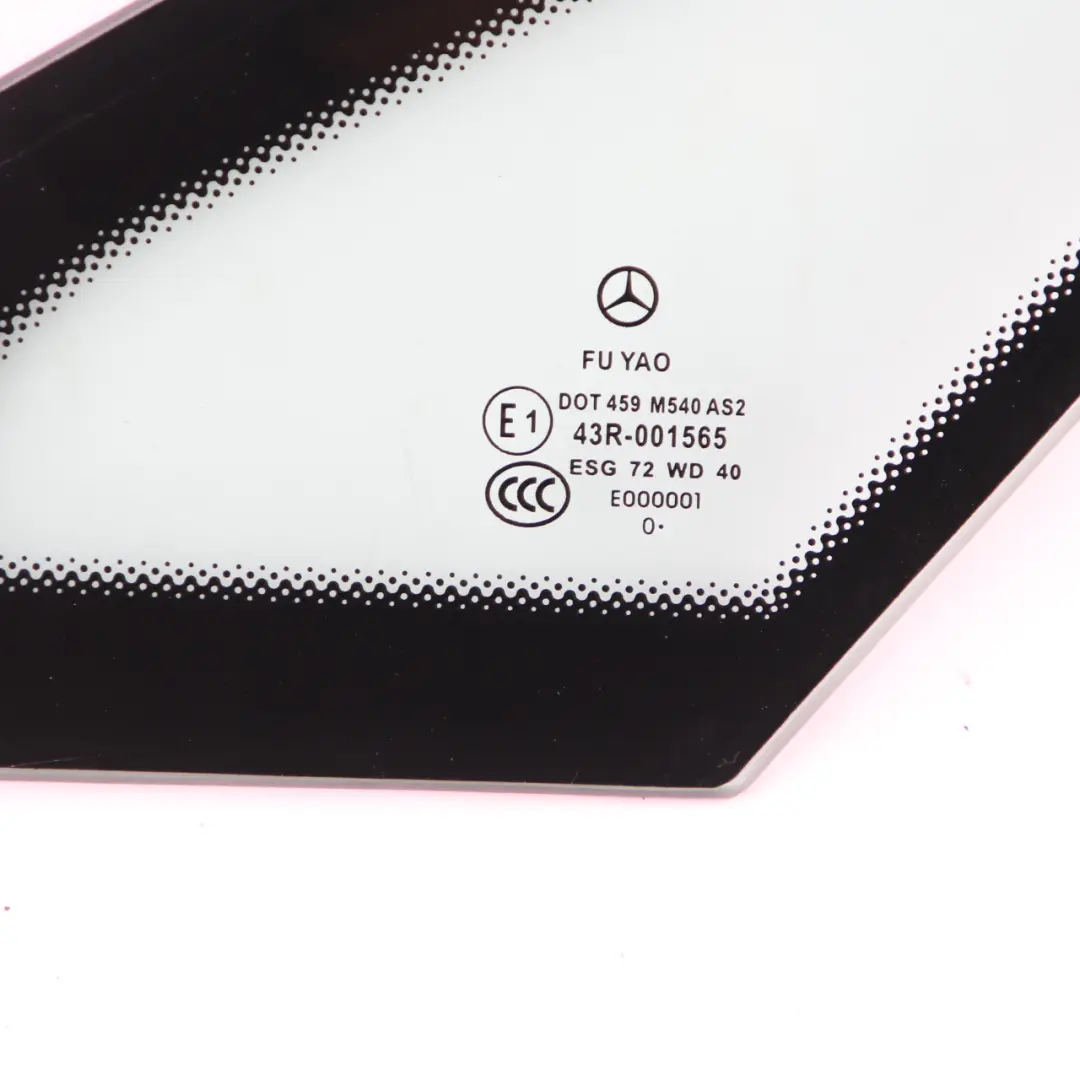 W207 C207 Viertel Seitenscheibe Hinten Rechts Seitenverglasung Glas AS2 für Mercedes mit Teilenummer A2076700210 Mercedes W207 C207 Viertel Seitenscheibe Hinten Rechts Seitenverglasung Glas AS2 - SKU A2076700210-1 - Teilenummer A2076700210
