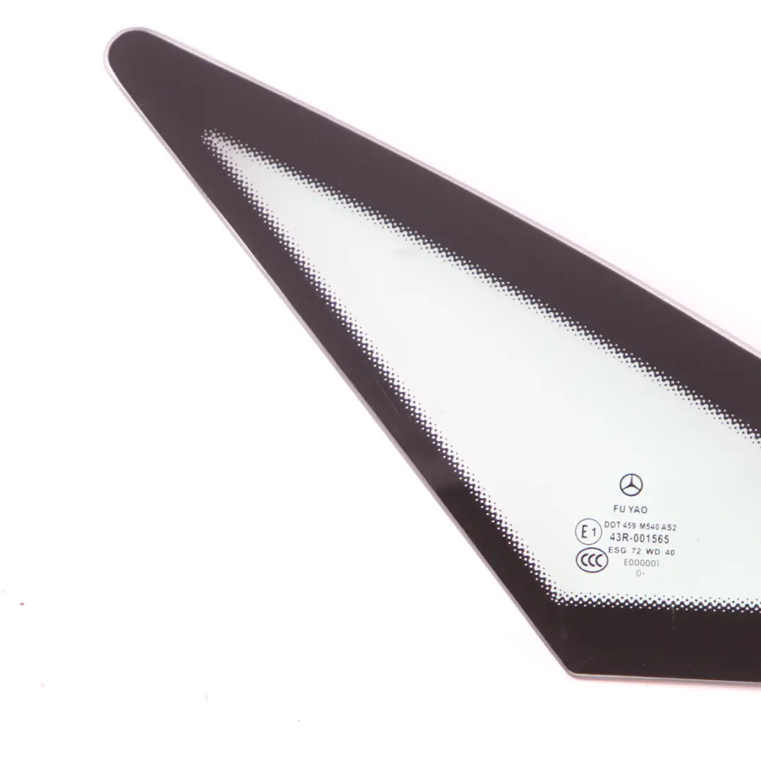 Vitre Verte de la Vitre Laterale Arriere Gauche AS2 pour Mercedes W212 à propos du numéro de pièce A2076701500 Mercedes W212 Vitre Verte de la Vitre Laterale Arriere Gauche AS2 - SKU A2076701500-1 - Numéro de pièce A2076701500