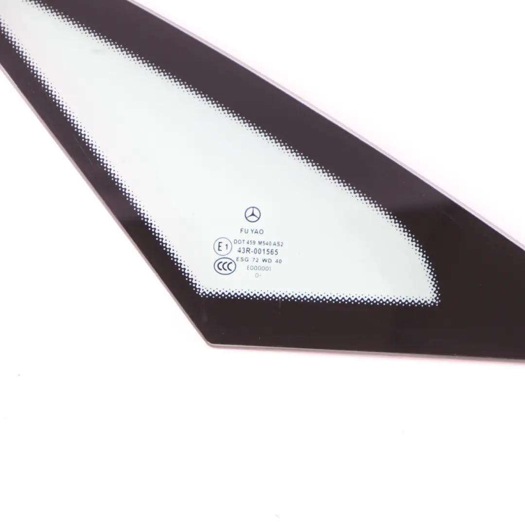 Quarter Side Window Mercedes W207 C207 Rear Left N/S Side Glazing Glass AS2 to with Part number A2076701500 Quarter Side Window Mercedes W207 C207 Rear Left N/S Side Glazing Glass AS2 - SKU A2076701500-1 - Part number A2076701500