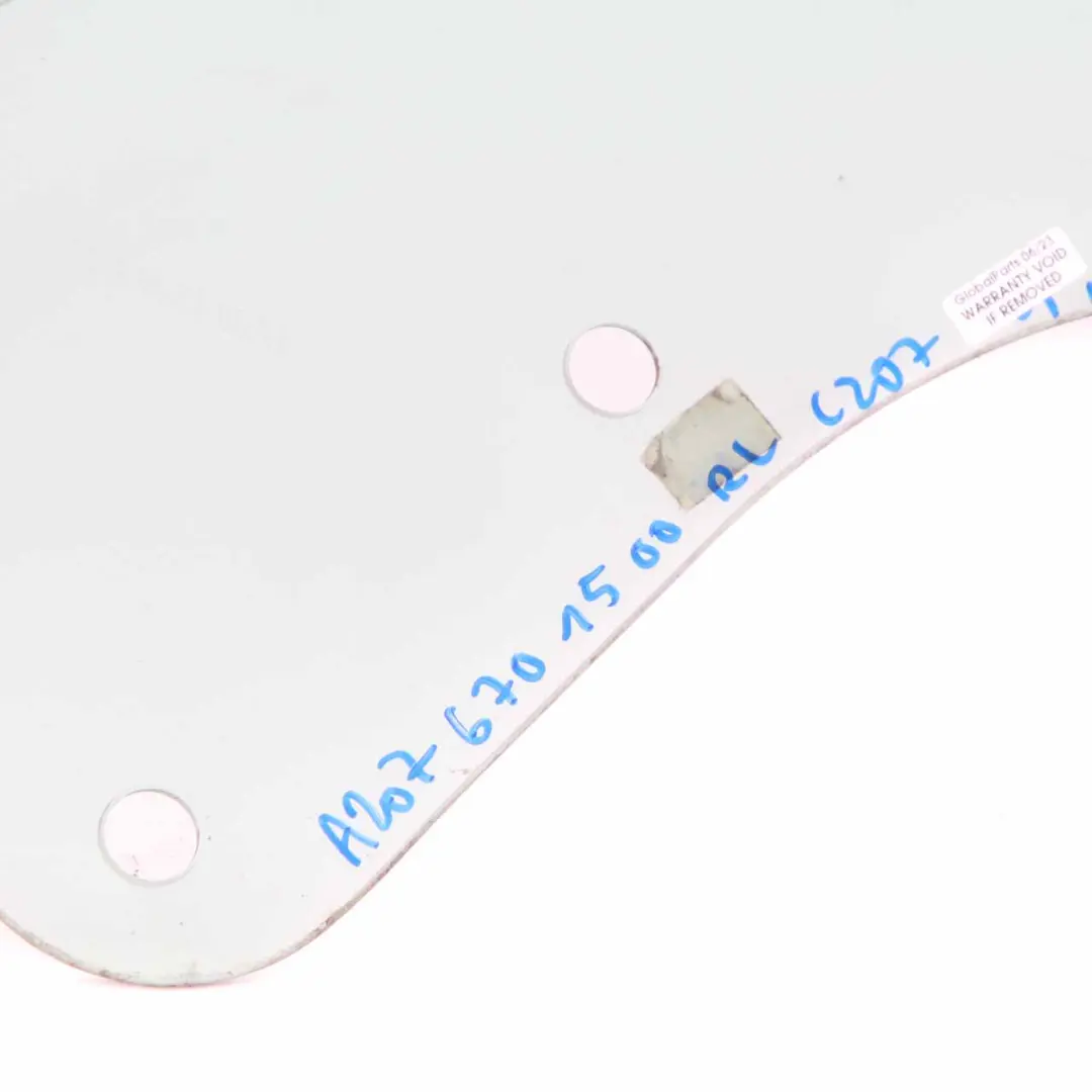 Quarter Side Window Side Glazing Glass AS2 Rear Left N/S to Mercedes C207 with Part number A2076701500 Mercedes C207 Quarter Side Window Side Glazing Glass AS2 Rear Left N/S - SKU A2076701500 - Part number A2076701500