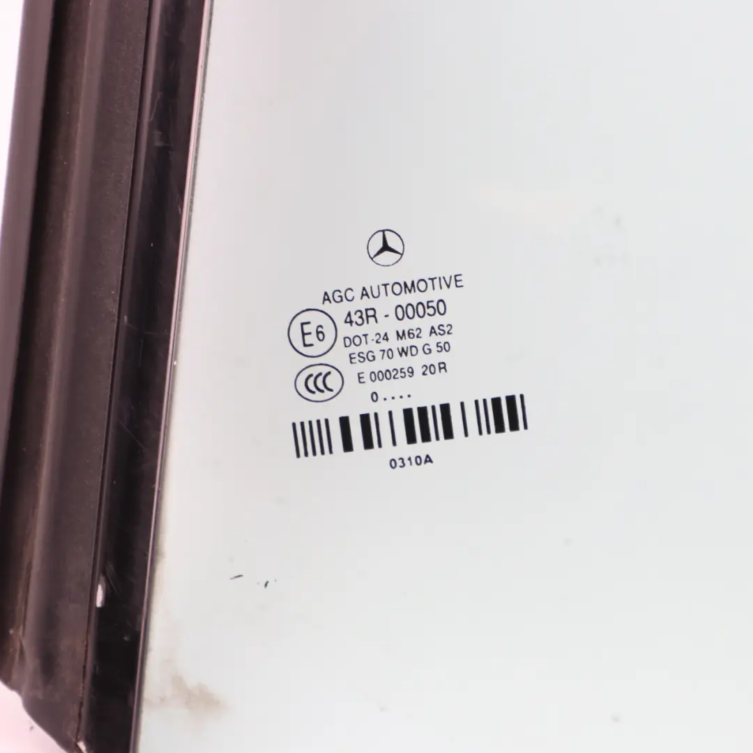 Mercedes A207 Convertible Rear Left N/S Window Glass Panel Glazing AS2 - SKU A2076701700-1 - Part number A2076701700