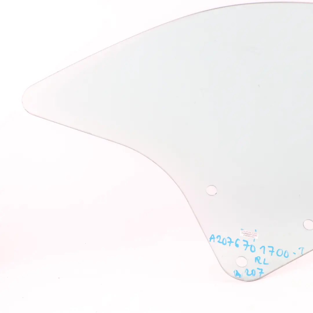 Trasero Izquierdo Ventana Panel Acristalamiento AS2 para Mercedes A207 Convertible con número de pieza A2076701700 Mercedes A207 Convertible Trasero Izquierdo Ventana Panel Acristalamiento AS2 - SKU A2076701700-1 - Número de pieza A2076701700