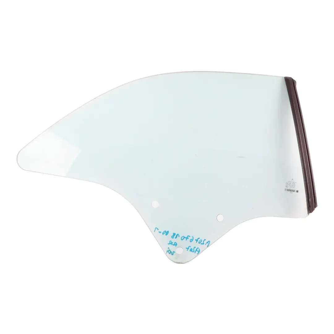 Right O/S Window Glass Panel AS2 to Mercedes A207 Convertible Rear with Part number A2076701800 Mercedes A207 Convertible Rear Right O/S Window Glass Panel AS2 - SKU A2076701800-1 - Part number A2076701800