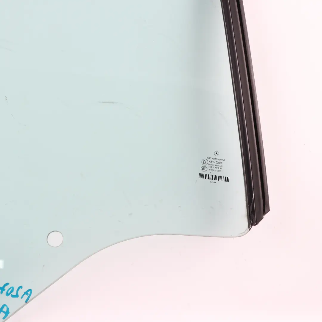 Right O/S Window Glass Panel AS2 to Mercedes A207 Convertible Rear with Part number A2076701800 Mercedes A207 Convertible Rear Right O/S Window Glass Panel AS2 - SKU A2076701800-1 - Part number A2076701800