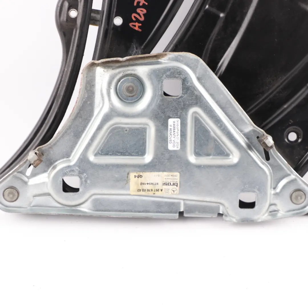  Alzacristalli Mercedes C207 Motore regolatore posteriore destro A2076700203 - SKU A2076701803 - Numero di parte A2076701803