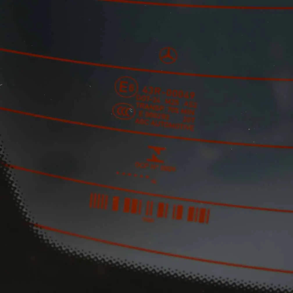 Window Windshield Glass Glazing AS2 Green Foil Tinted to Mercedes W204 Coupe Rear with Part number A2076701900 Mercedes W204 Coupe Rear Window Windshield Glass Glazing AS2 Green Foil Tinted - SKU A2076701900 - Part number A2076701900