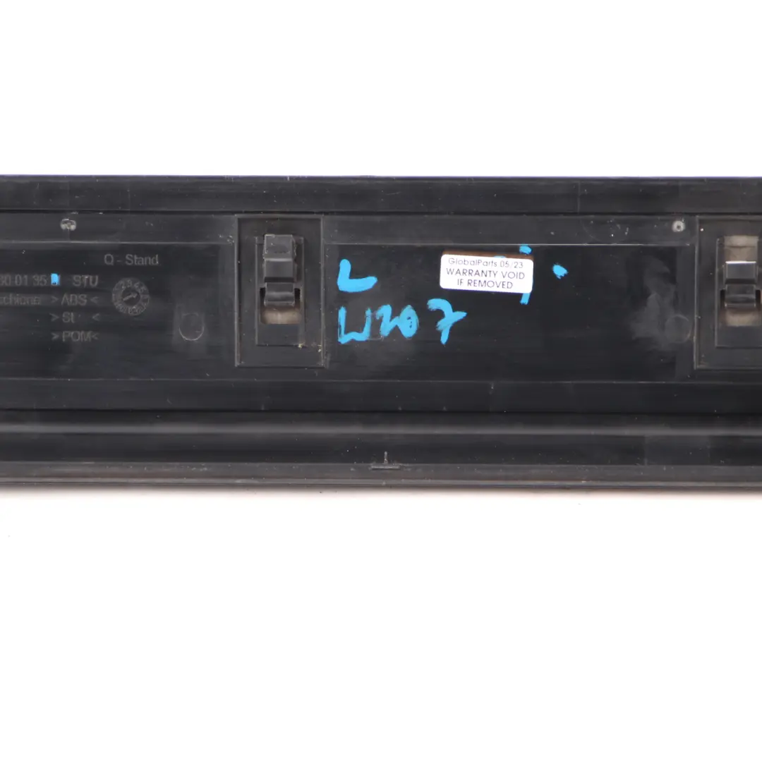 Mercedes W207 Door Sill Trim Front Left N/S Step Cover Panel Black - SKU A2076800135 - Part number A2076800135