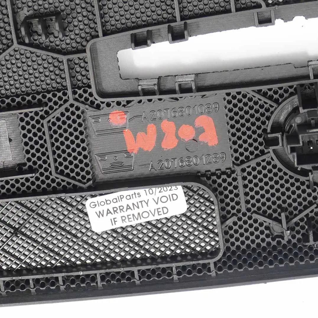 W207 Dashboard Top Cover Panel Central Trim Grille to Mercedes with Part number A2076801089 Mercedes W207 Dashboard Top Cover Panel Central Trim Grille - SKU A2076801089 - Part number A2076801089