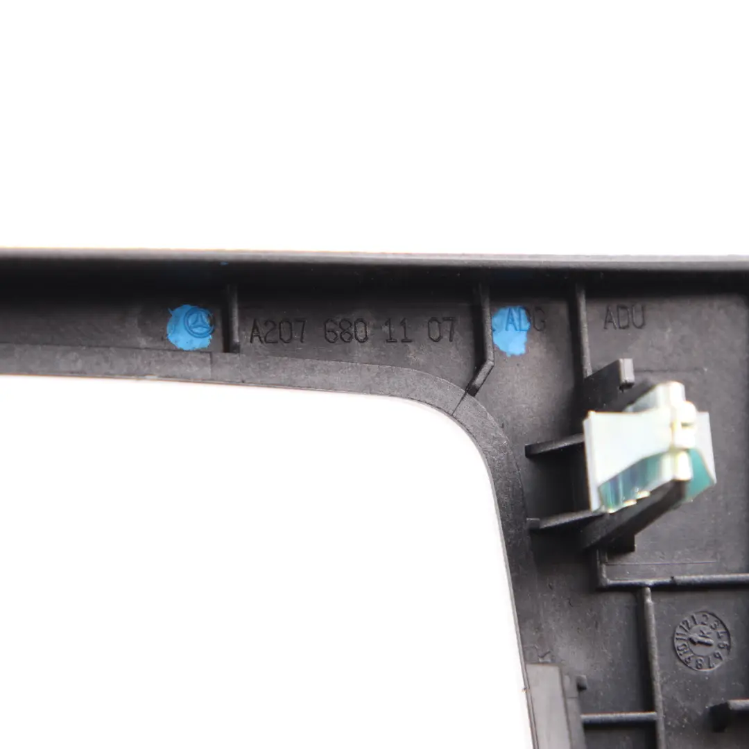 Mercedes W207 C207 Gear Selector Cover Selecting Lever Surround Alu - SKU A2076801107 - Part number A2076801107