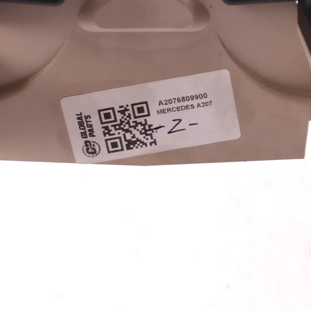 Interior Centre Console Armrest Trim Beige to Mercedes A207 C207 with Part number A2076809900 Mercedes A207 C207 Interior Centre Console Armrest Trim Beige - SKU A2076809900 - Part number A2076809900