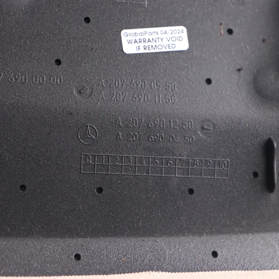 Mercedes A207 Dachhimmel Panel Cover Cabrio Dach Innenraum Schwarz - SKU A2076900000 - Teilenummer A2076900650
