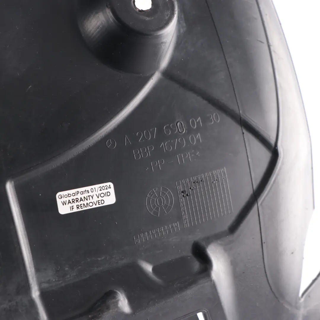 W207 Wheel Arch Front Left N/S Wheel Front Section Panel to Mercedes with Part number A2076900130 Mercedes W207 Wheel Arch Front Left N/S Wheel Front Section Panel - SKU A2076900130 - Part number A2076900130