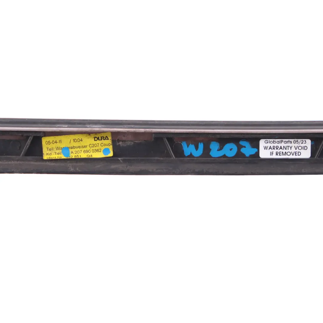 Mercedes W207 Coupe Drip Moulding Front Left N/S Windscreen Trim - SKU A2076900362 - Part number A2076900362