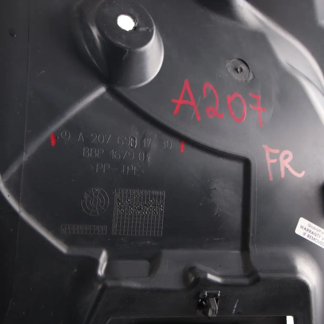 Mercedes W207 Passaruota anteriore destro sezione anteriore ruota - SKU A2076901730 - Numero di parte A2076901730