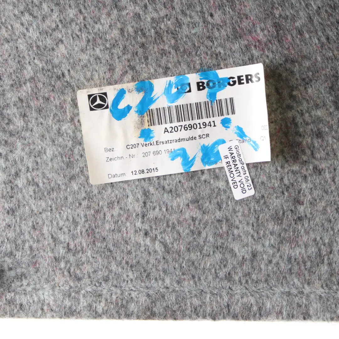 Boot Trunk Storage Multifunctional Box Tool Kit Holder to Mercedes C207 with Part number A2076901941 Mercedes C207 Boot Trunk Storage Multifunctional Box Tool Kit Holder - SKU A2076901941 - Part number A2076901941