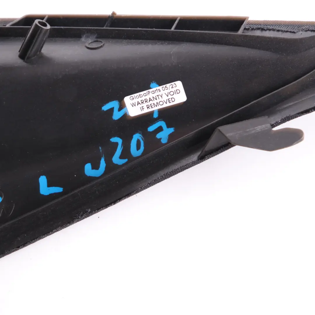 Mercedes W207 Verkleidung Abdeckung C-Säule Hinten Links Schwarz - SKU A2076902925 - Teilenummer A2076902925
