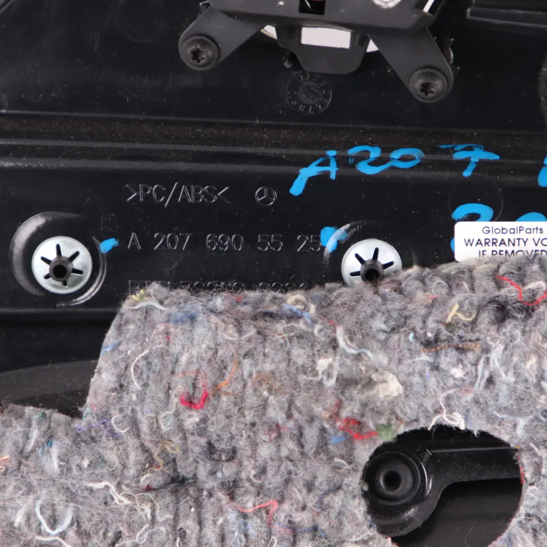  Lateral Trim Panel Mercedes A207 Cabrio Rear Left N/S Lateral Side Cover - SKU A2076905925 - Part number A2076905925