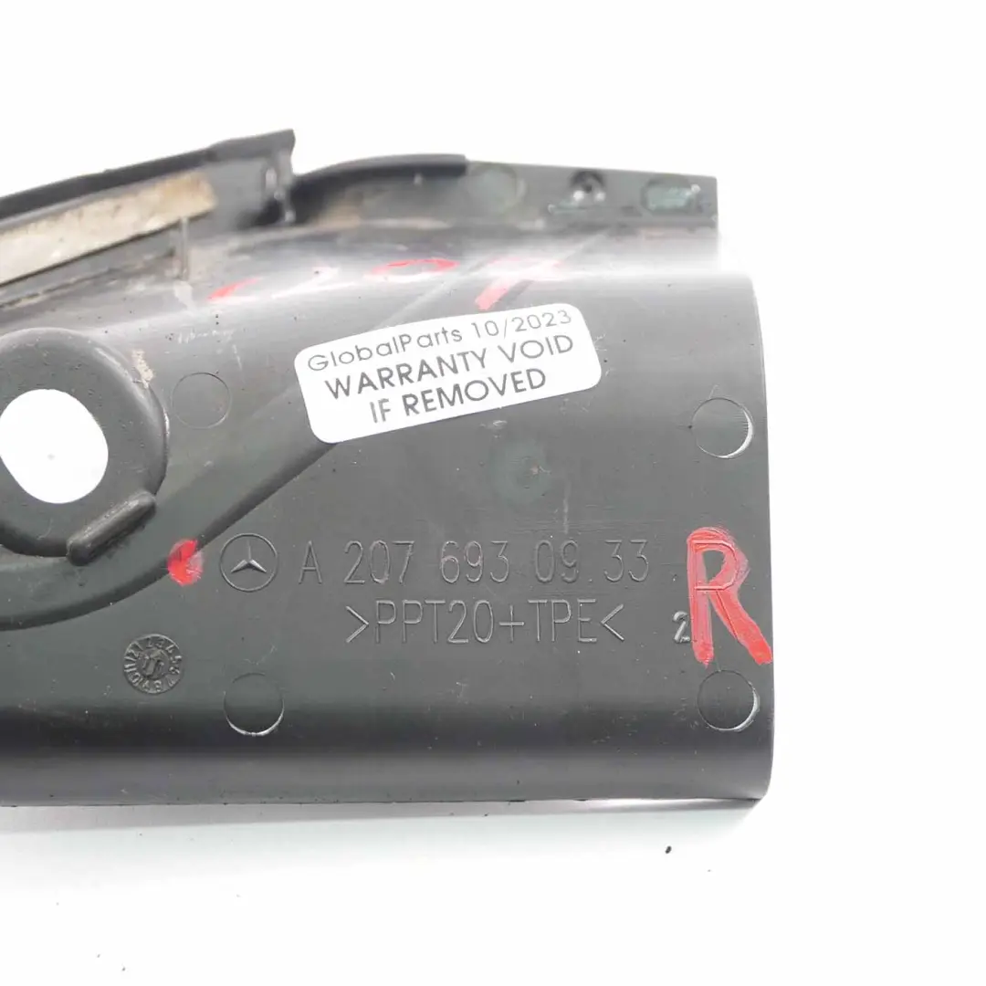 W207 Column A-Pillar Trim Cap Right O/S Cover Black to Mercedes with Part number A2076930933 Mercedes W207 Column A-Pillar Trim Cap Right O/S Cover Black - SKU A2076930933 - Part number A2076930933