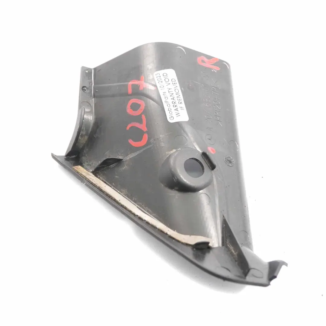 Mercedes W207 Säule A-Säule Trim Cap Rechts Abdeckung Schwarz - SKU A2076930933 - Teilenummer A2076930933