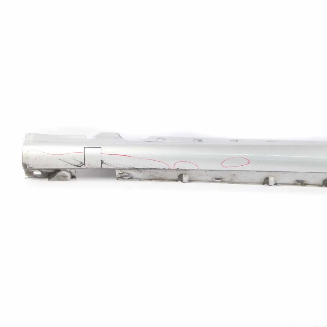 Mercedes A207 Cabrio Side Skirt Door Sill Cover Left N/S Iridium Silver - 775 - SKU A2076980954-IRS - Part number A2076980954