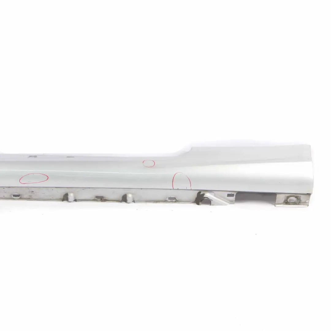 Side Skirt Door Sill Cover Left N/S Iridium Silver - 775 to Mercedes A207 Cabrio with Part number A2076980954 Mercedes A207 Cabrio Side Skirt Door Sill Cover Left N/S Iridium Silver - 775 - SKU A2076980954-IRS - Part number A2076980954