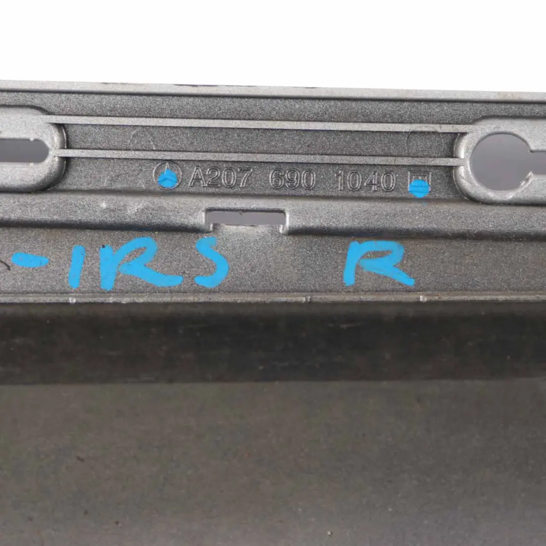 Side Skirt Door Sill Cover Right O/S Iridium Silver - 775 to Mercedes A207 Cabrio with Part number A2076981054 Mercedes A207 Cabrio Side Skirt Door Sill Cover Right O/S Iridium Silver - 775 - SKU A2076981054-IRS - Part number A2076981054