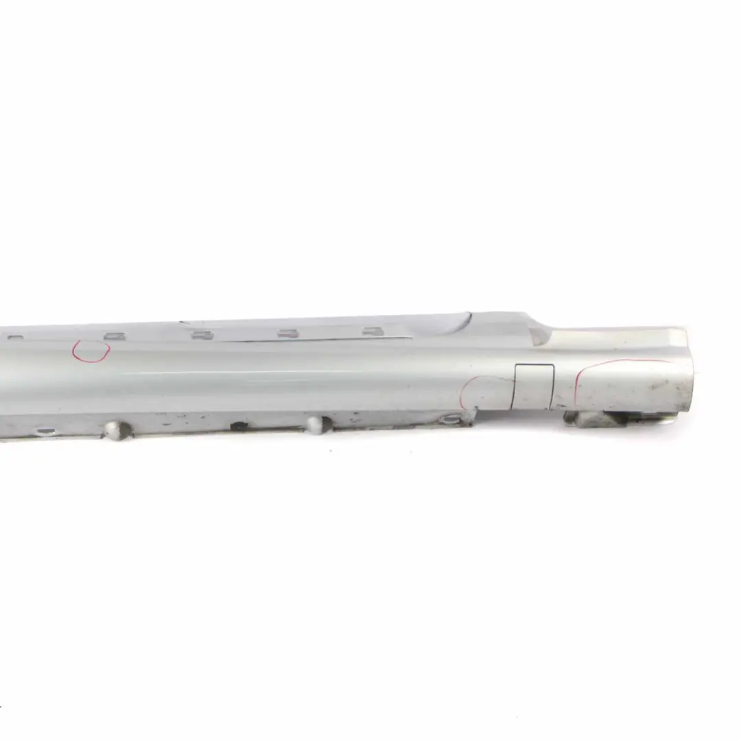 Side Skirt Door Sill Cover Right O/S Iridium Silver - 775 to Mercedes A207 Cabrio with Part number A2076981054 Mercedes A207 Cabrio Side Skirt Door Sill Cover Right O/S Iridium Silver - 775 - SKU A2076981054-IRS - Part number A2076981054
