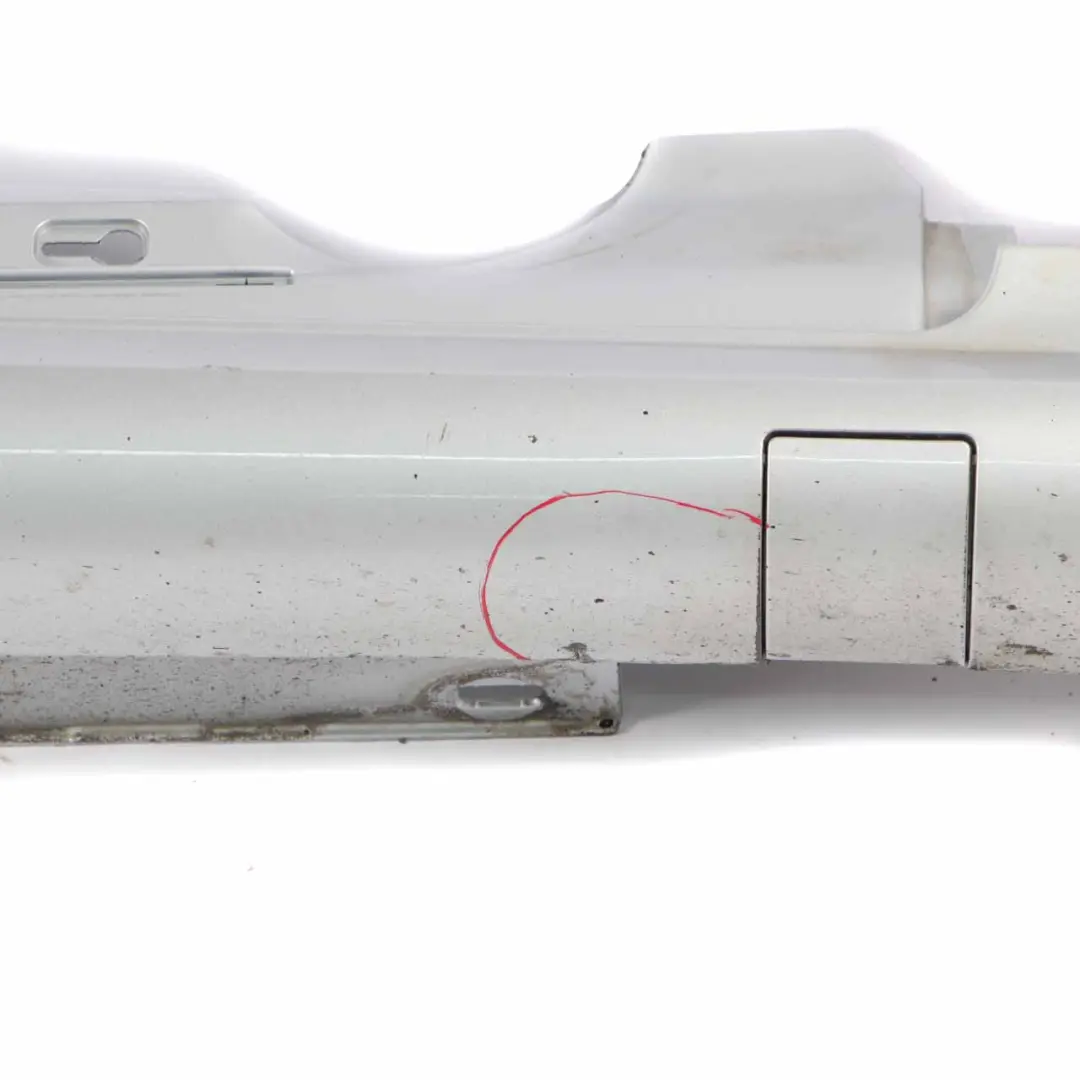 Side Skirt Door Sill Cover Right O/S Iridium Silver - 775 to Mercedes A207 Cabrio with Part number A2076981054 Mercedes A207 Cabrio Side Skirt Door Sill Cover Right O/S Iridium Silver - 775 - SKU A2076981054-IRS - Part number A2076981054