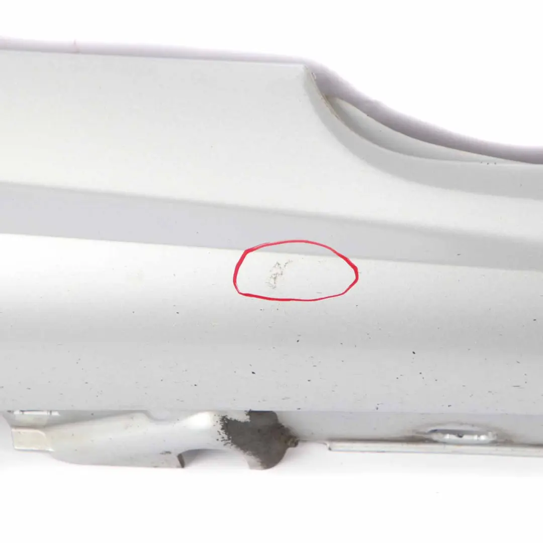 Side Skirt Door Sill Cover Right O/S Iridium Silver - 775 to Mercedes A207 Cabrio with Part number A2076981054 Mercedes A207 Cabrio Side Skirt Door Sill Cover Right O/S Iridium Silver - 775 - SKU A2076981054-IRS - Part number A2076981054