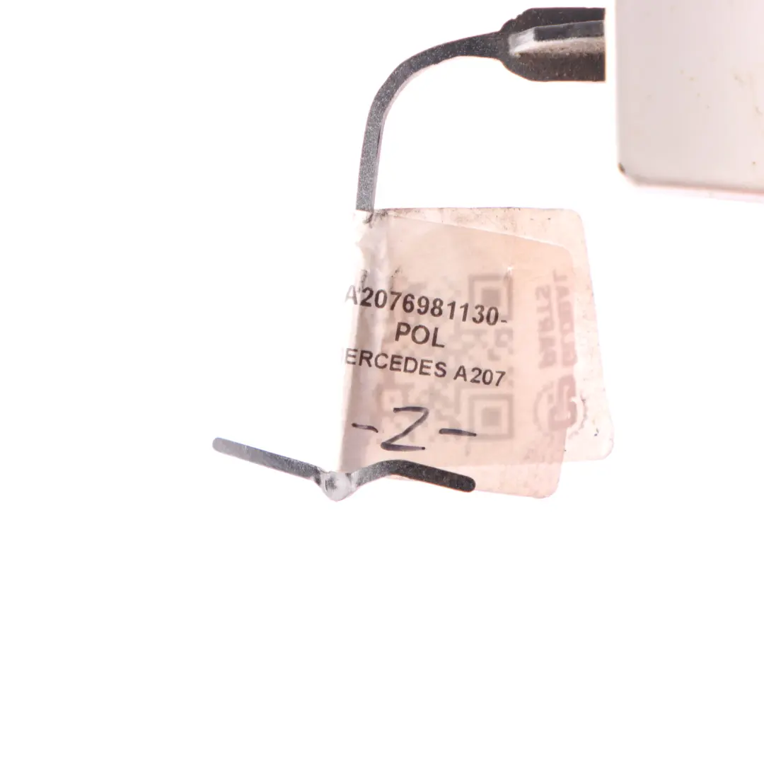 Front Right O/S Jacking Eye Cover Trim Polar White - 149 to Mercedes A207 with Part number A2076981130 Mercedes A207 Front Right O/S Jacking Eye Cover Trim Polar White - 149 - SKU A2076981130-POL - Part number A2076981130