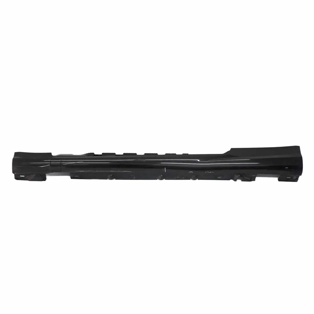Mercedes W207 Side Skirt AMG Door Sill Cover Left N/S Obsidian Black - 197 - SKU A2076981354-OB - Part number A2076981354