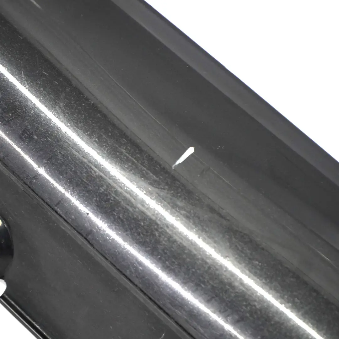 W207 Side Skirt AMG Door Sill Cover Left N/S Obsidian Black - 197 to Mercedes with Part number A2076981354 Mercedes W207 Side Skirt AMG Door Sill Cover Left N/S Obsidian Black - 197 - SKU A2076981354-OB1 - Part number A2076981354