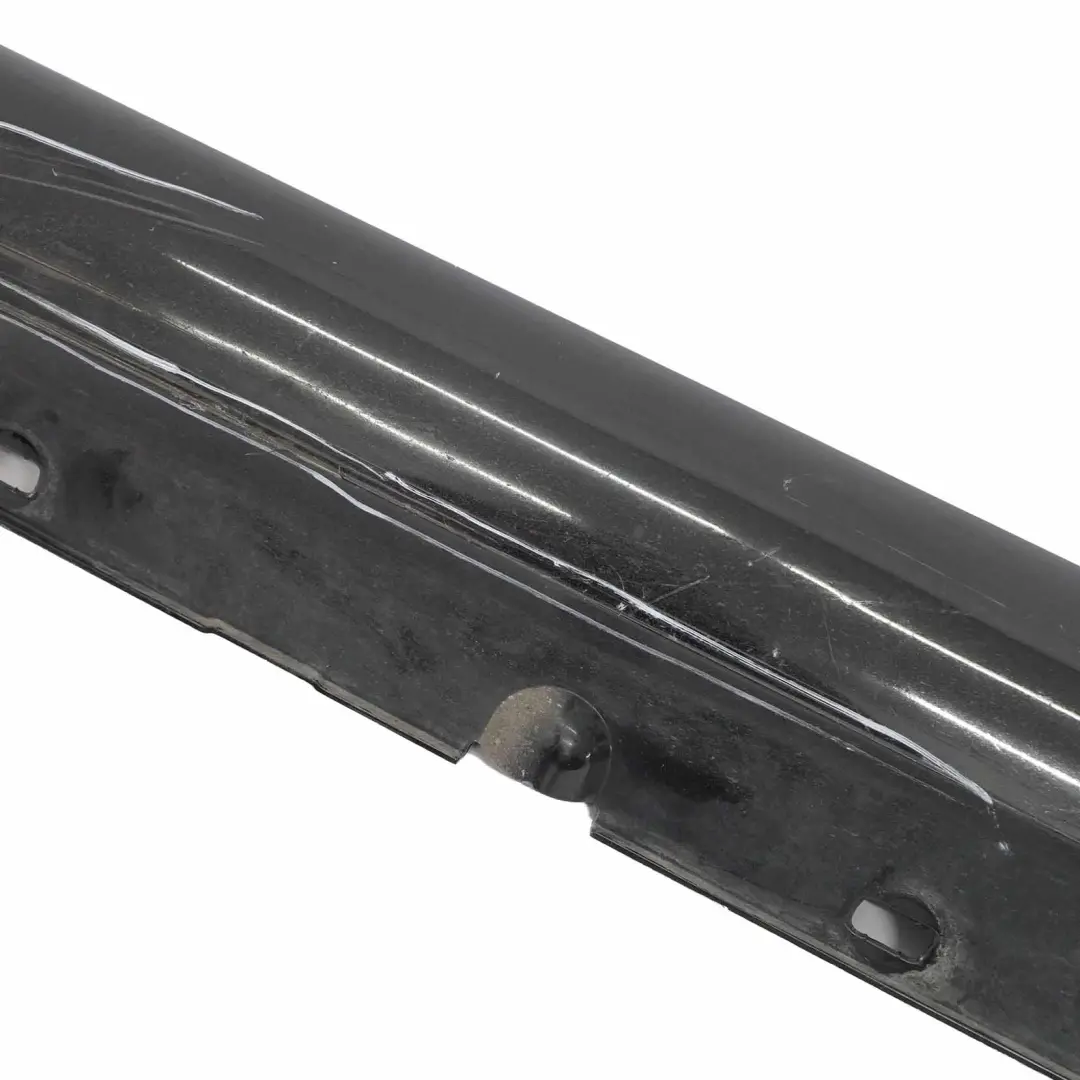 Mercedes W207 Seitenschweller AMG Schwellerabdeckung links Obsidian Schwarz 197 - SKU A2076981354-OB - Teilenummer A2076981354